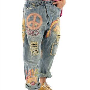 🌈 Magnolia Pearl Bethel Woodstock Miners Denims ☮️🌈